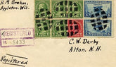US Wisconsin, Appleton 632, 634, 650 Fancy Cancel Cover
